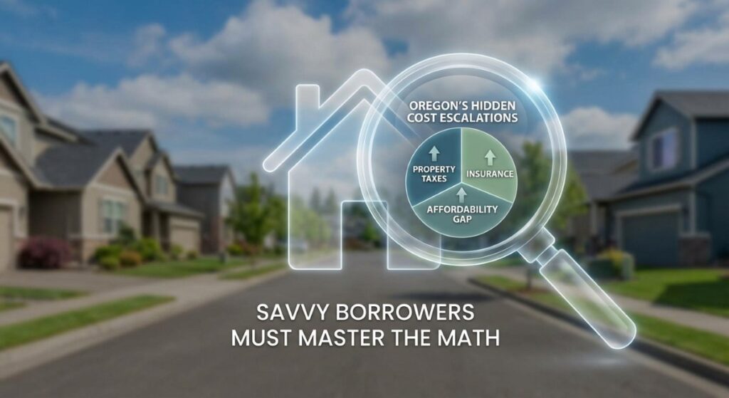 Rising Property Taxes, Insurance & Affordability Pressures in Oregon: The Hidden Math Savvy Borrowers Must Master