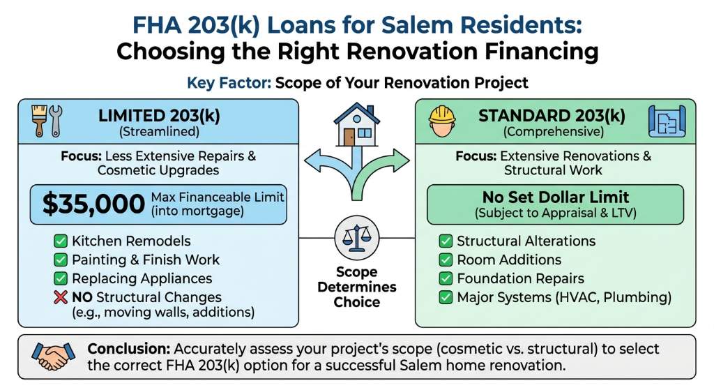 Standard 203(k) vs. Limited 203(k): Which is Right for You?