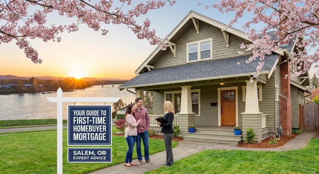 Create a professional hero image for this section. Context: Your Guide to a First-Time Homebuyer Mor