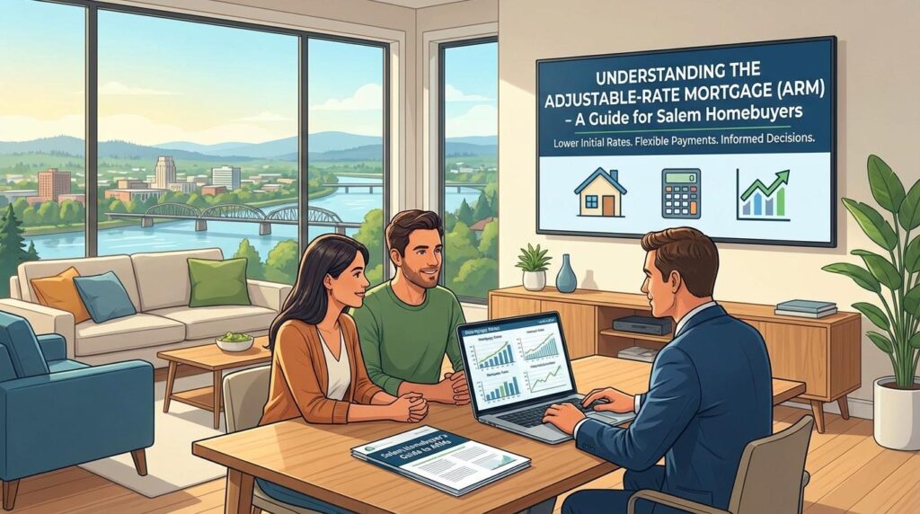 Create a professional hero image for this section. Context: Understanding the Adjustable-Rate Mortga