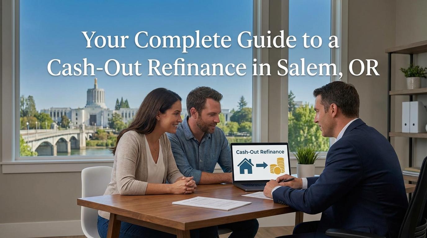 Create a professional hero image for this section. Context: Your Complete Guide to a Cash-Out Refina