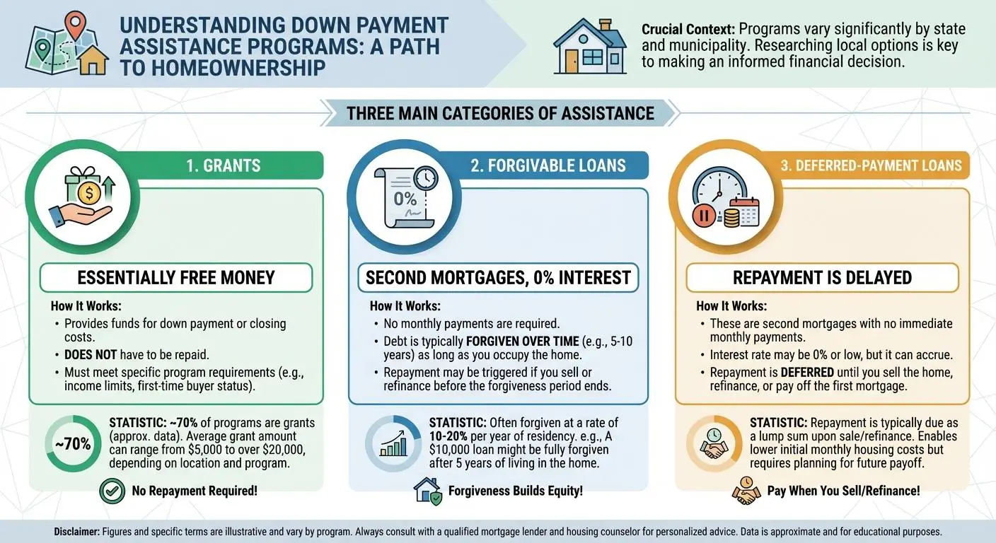 Create a professional infographic about this content. Context: Understanding the different down paym