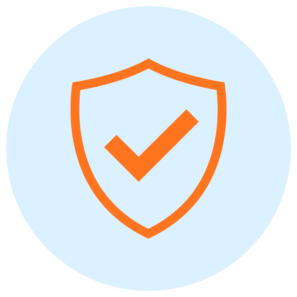 Shield with check mark representing the flexibility to return to the required 30-year mortgage payment when needed