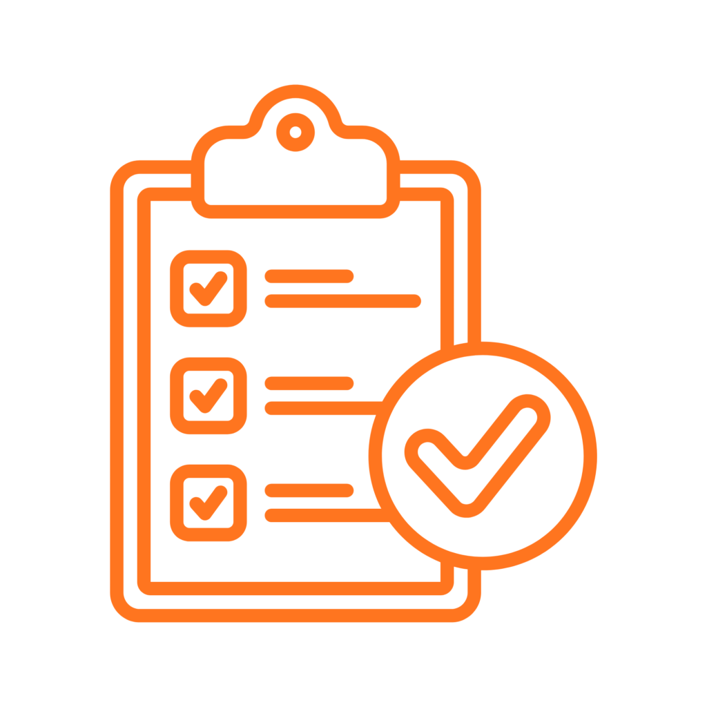 Icon representing completed renovation work and fund release