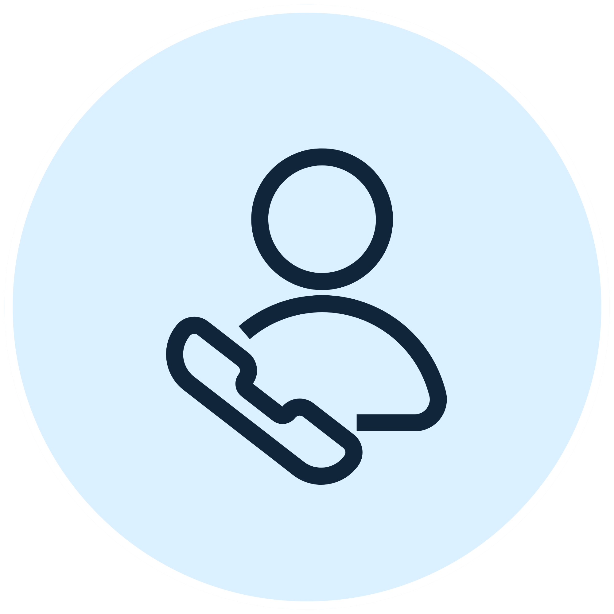 Mortgage broker with phone representing one dedicated point of contact.
