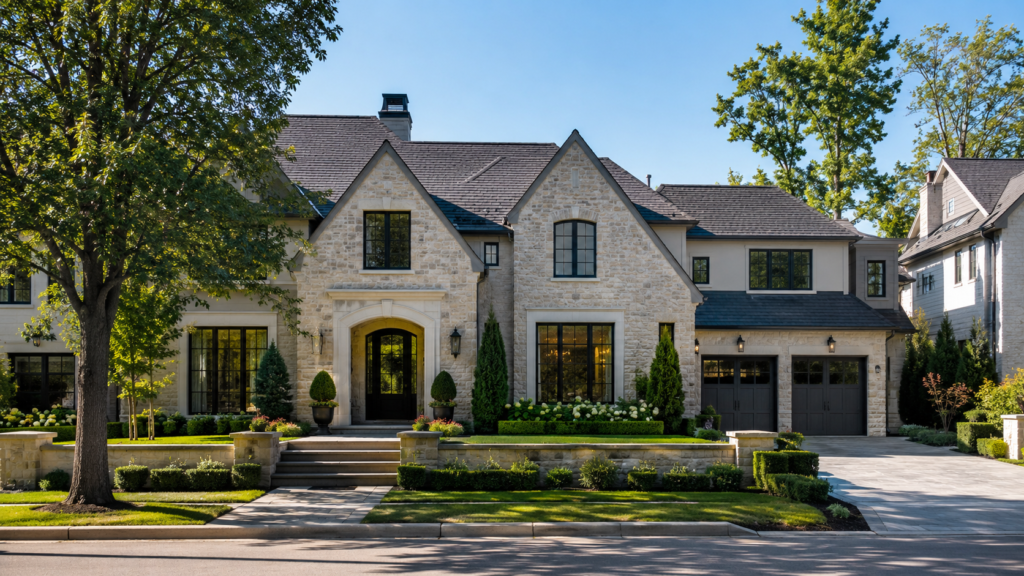 Large home representing jumbo mortgage financing