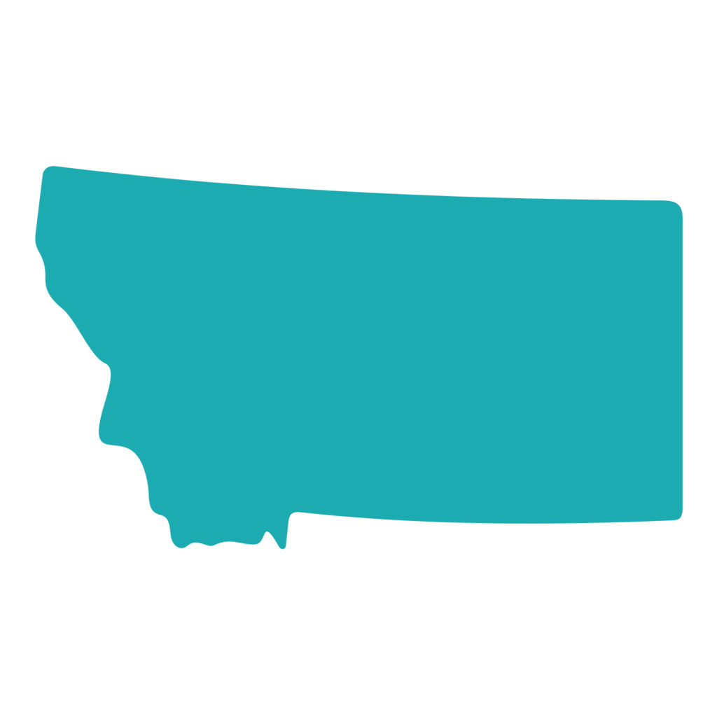 Silhouette of Montana