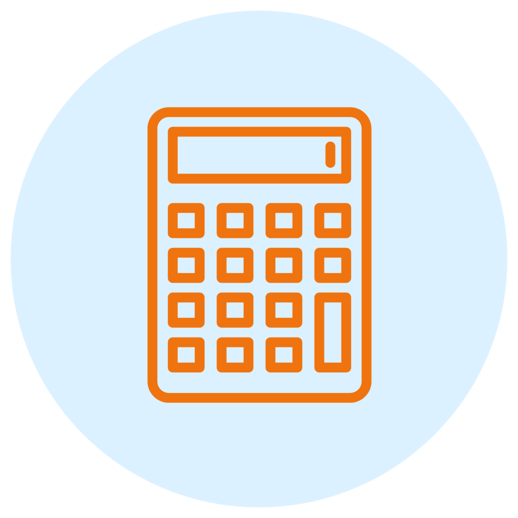 Calculator icon representing the mortgage payment calculator