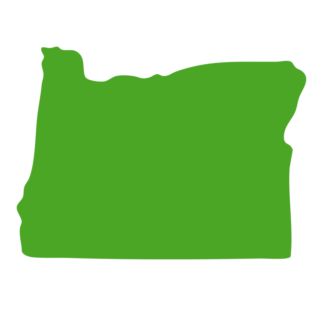 Silhouette of Oregon