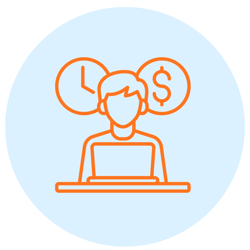 Self-employed borrower icon representing refinance options
