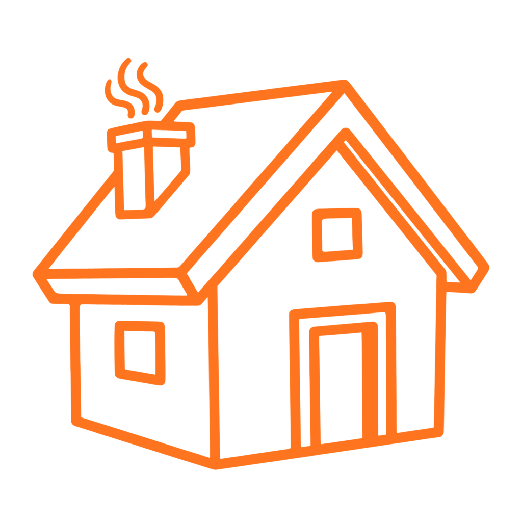 House icon representing single-family rental homes eligible for DSCR financing