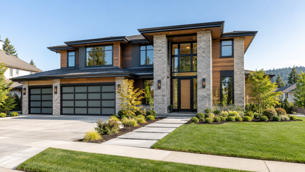 Upscale single-family home representing jumbo financing for a higher-value property