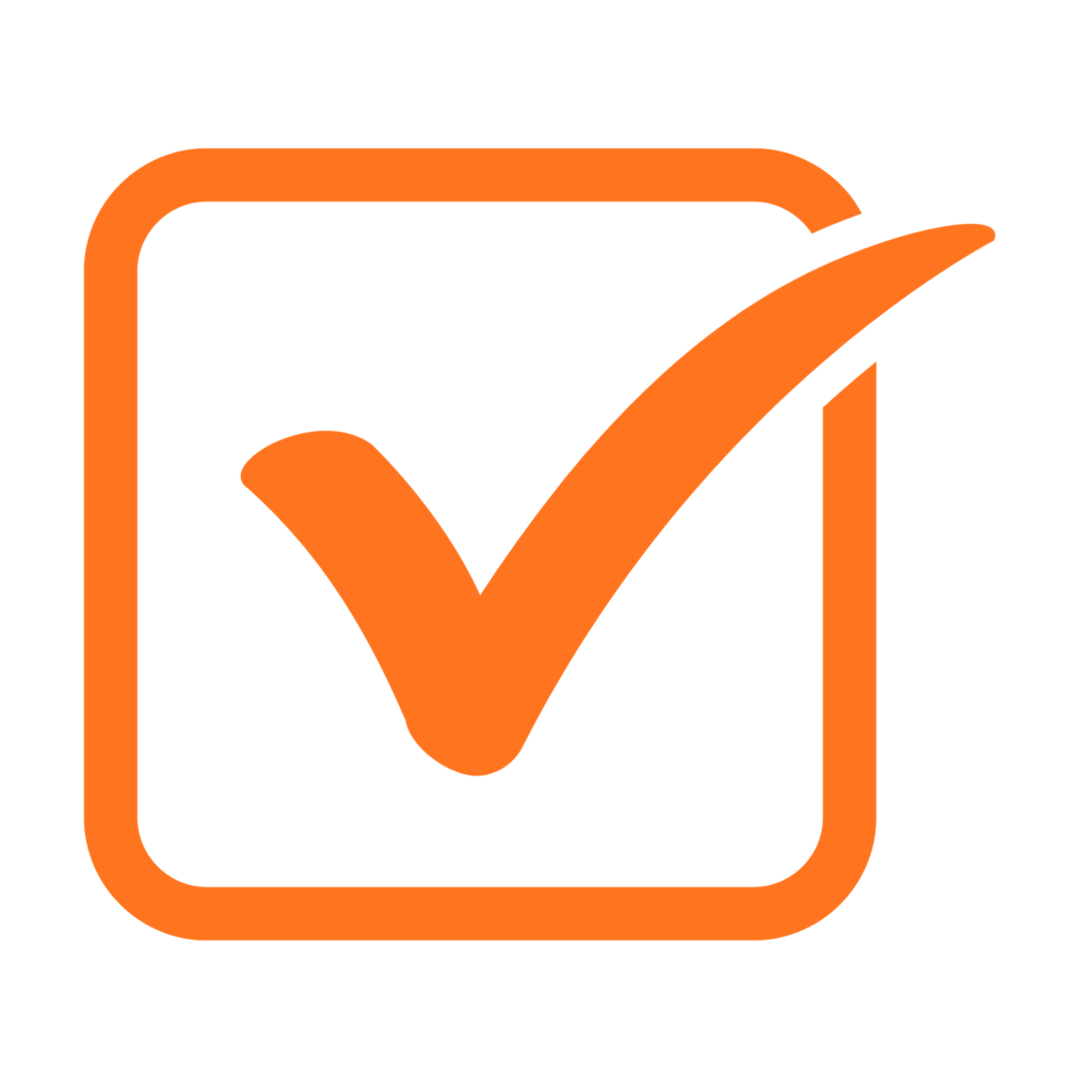 Checkmark icon representing reverse mortgage eligibility confirmation.